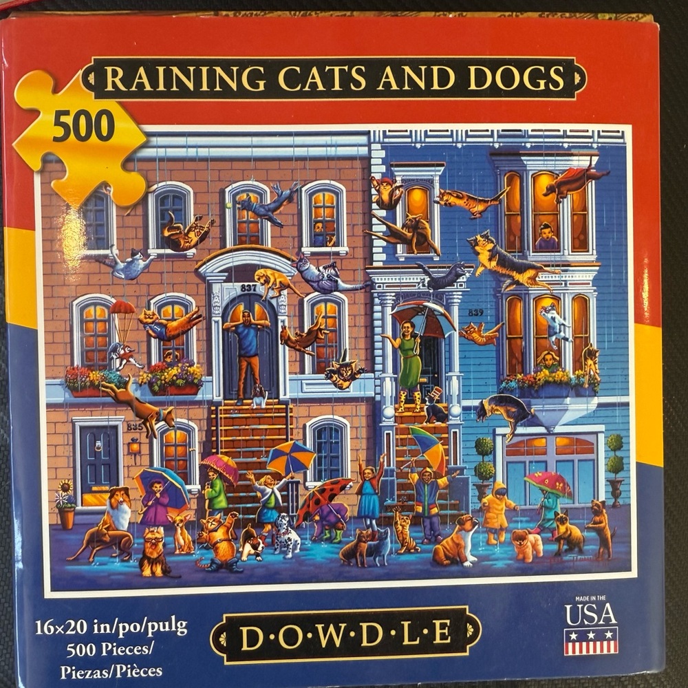 Raining Cats and Dogs Puzzle - 500 Pieces